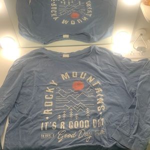 Cute graphic tee long sleeve